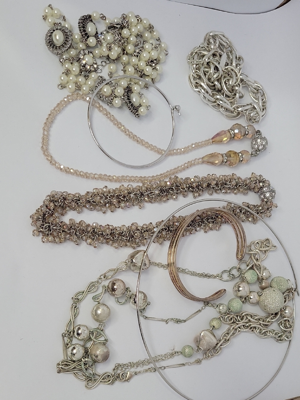 Silver Theme Jewelry Lot